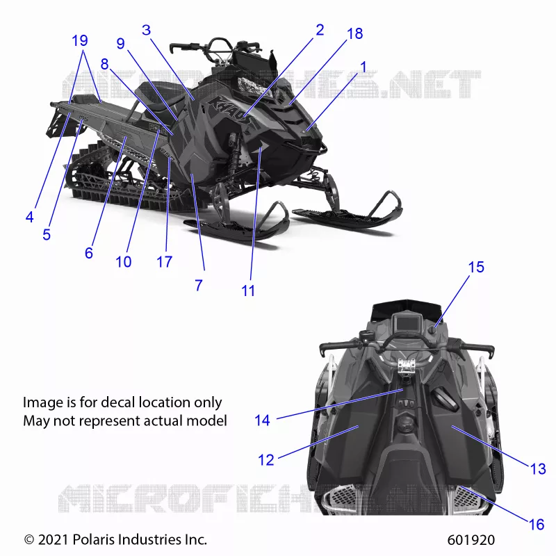 DECALS GRAY SIDE PANEL OPTION