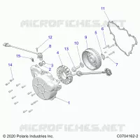 ENGINE, STATOR AND FLYRAD