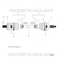 DRIVE TRAIN, FRONT ACHSWELLE