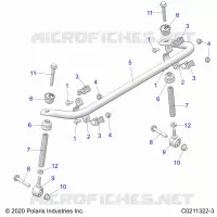 SUSPENSION, STABILISATORSTANGE
