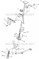 Lenksäule Magnum 6X6 W97AE42A and Swedish Magnum 6X6 S97AE42E (4940754075B011)
