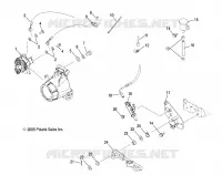 MASTER CYLINDER, REAR AND FOOT PEDAL