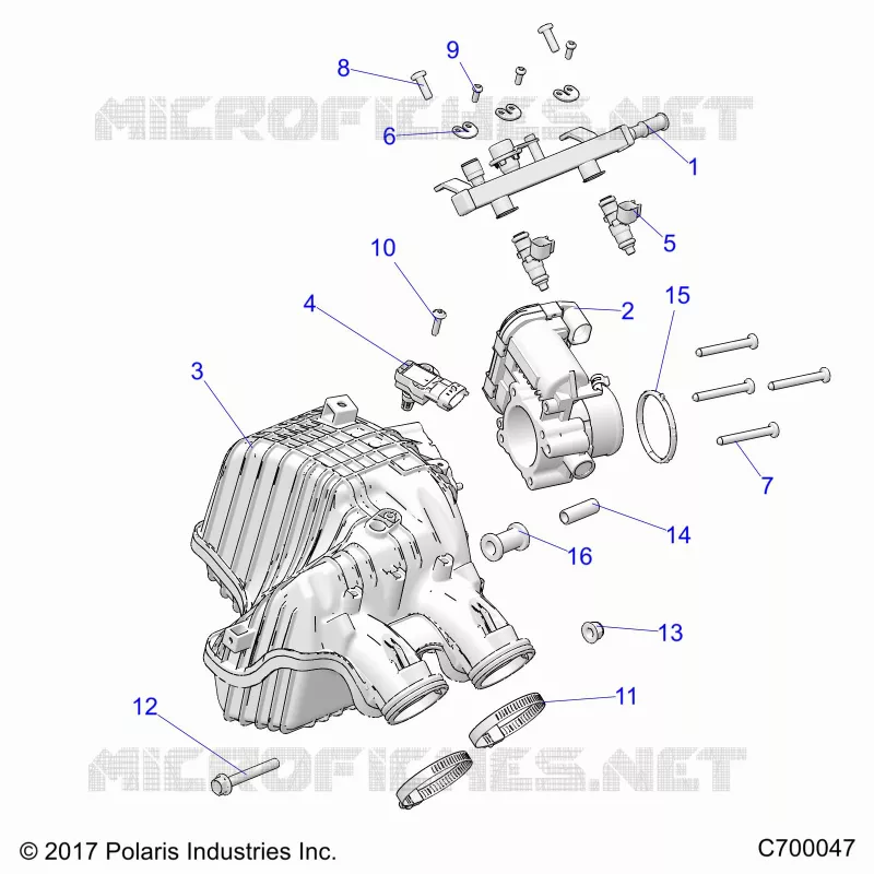 ENGINE, LUFTEINLASS MANIFOLD, THROTTLE BODY, FUEL RAIL
