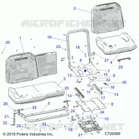 SITZ ASM. AND SLIDER