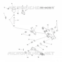BREMSES, BREMSE PEDAL AND REAR MASTER CYLINDER