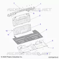 KAROSSERIE HINTEN CLOSEOFF, CENTER PANELS