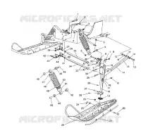 FRONT SUSPENSION AND SKI 440 XCR / 0931760 (4923022302011A)