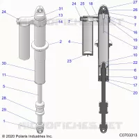 HINTERRADAUFHÃ„NGUNG SHOCK INTERNALS
