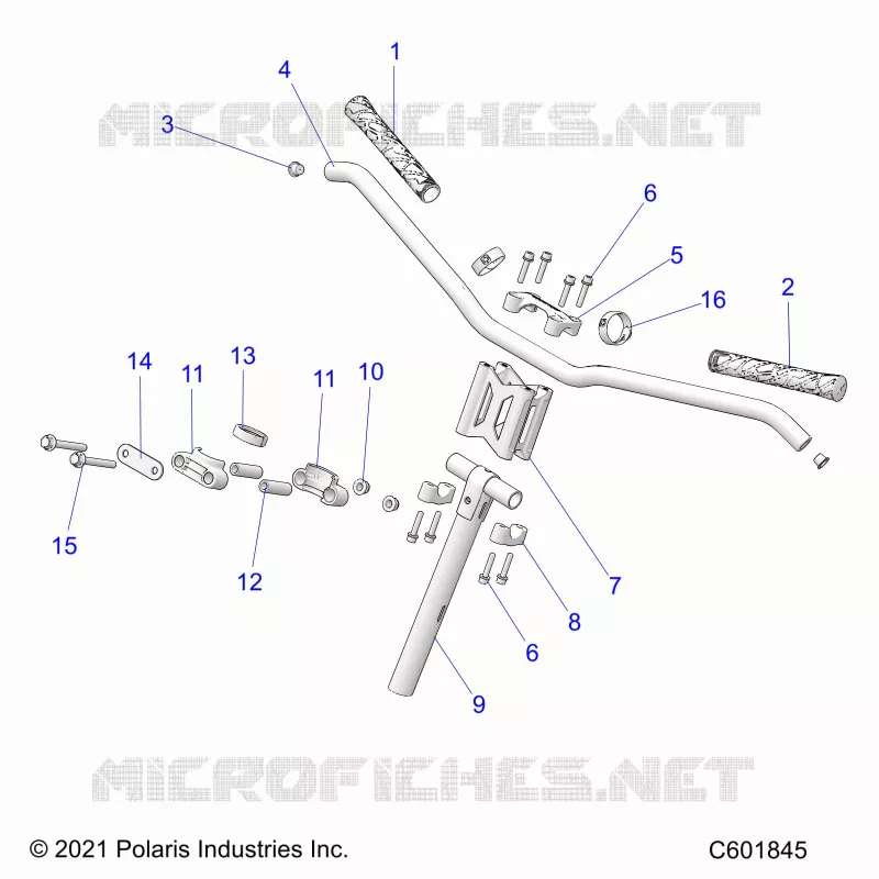 UPPER LENKEN & HANDLEBAR ASM.