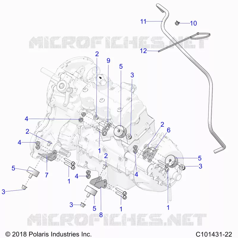 ENGINE, ÃŒBERTRAGUNG MOUNTING & LONG BLOCK