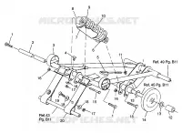 FRONT Drehmomentarm 500 EFI RMK 0962974 (4931983198B012)