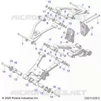 HINTERRADAUFHÃ„NGUNG CONTROL ARM, MOUNTING