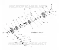 ANTRIEB, REAR GEARCASE INTERNALS