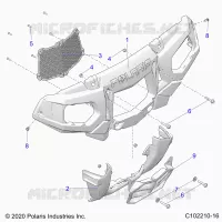 FRONTSTOSSSTANGE AND MOUNTING