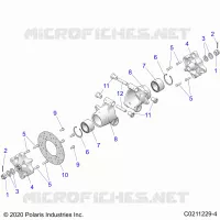 HINTERRADAUFHÃ„NGUNG HUBS, CARRIER AND BRAKE DISC