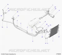 KLIMAANLAGE CONDENSER AND HOSE ROUTINGS