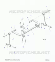 SUSPENSION, FRONT STABILISATORSTANGE