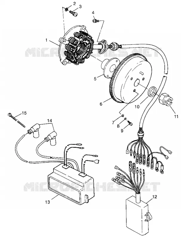 MAGNETO SL 700 B974071, INTL. SL 700 I974071, SL 700 DELUXE B974072 AND INT (4940874087C012)