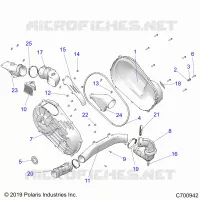 ANTRIEB, CLUTCH COVER AND DUCTING
