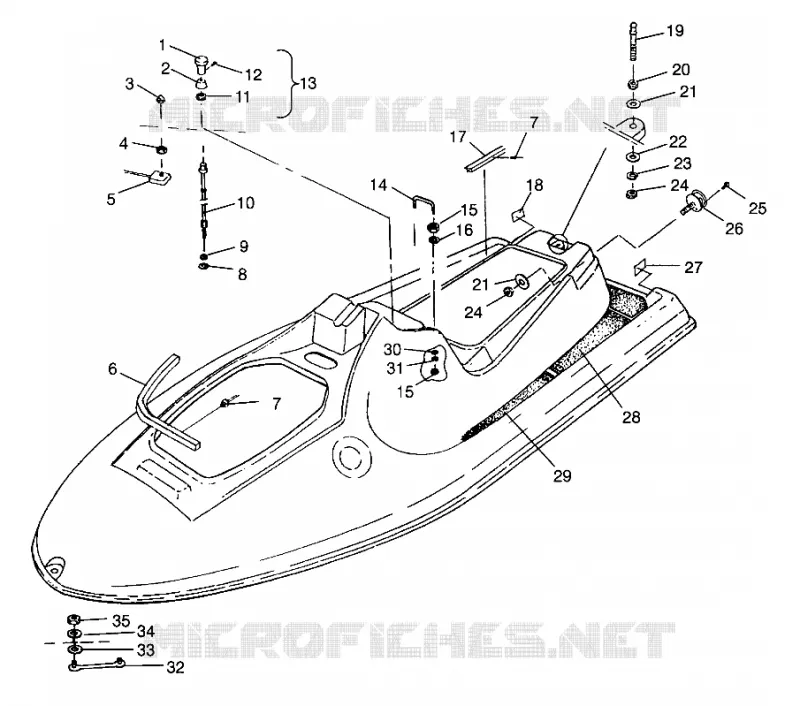 HULL   BODY SLTX B964590 and Intl. SLTX I964590 (4935783578A006)