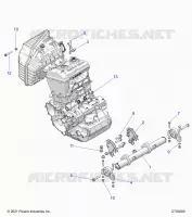 MOTOR, MOUNTING &amp; LONG BLOCK