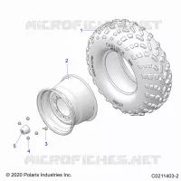 RADS, REAR TIRE