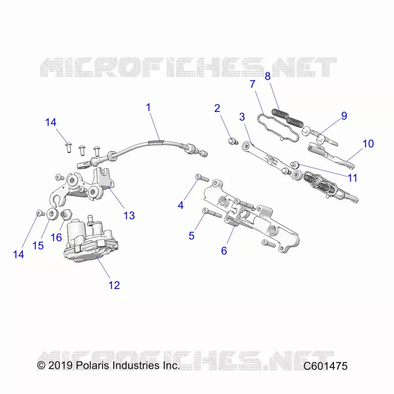 ENGINE, AUSPUFFKLAPPE ASM. AND ACTUATOR