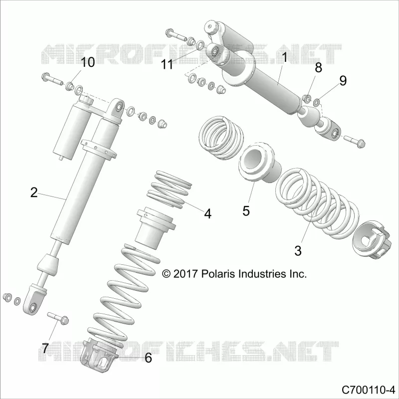 FRONT SUSPENSION SHOCK MOUNTING