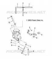 MOTOR, VERGASER MOUNTING/VENTING/TREIBSTOFF LINES