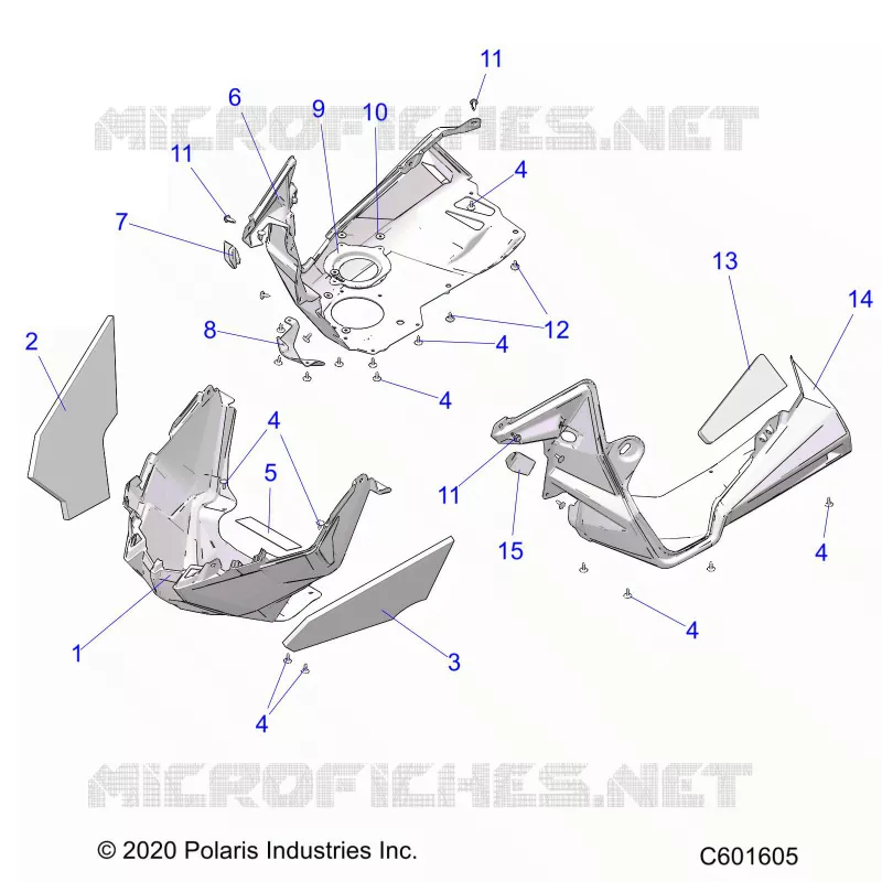 NOSEPAN ASM./FENDERS