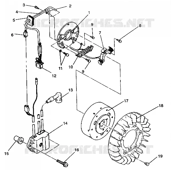 MAGNETO ASSEMBLY SPORT SKS E940243 (49273627360033)