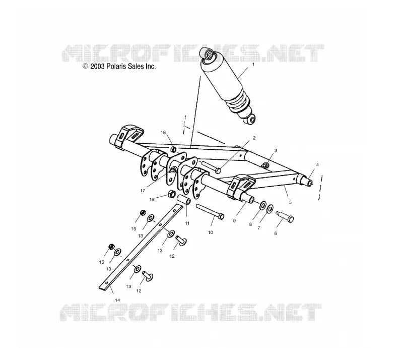 FRONT Drehmomentarm