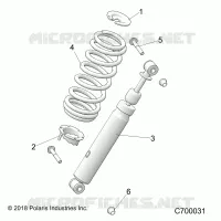 SUSPENSION, FRONT SHOCK MOUNTING