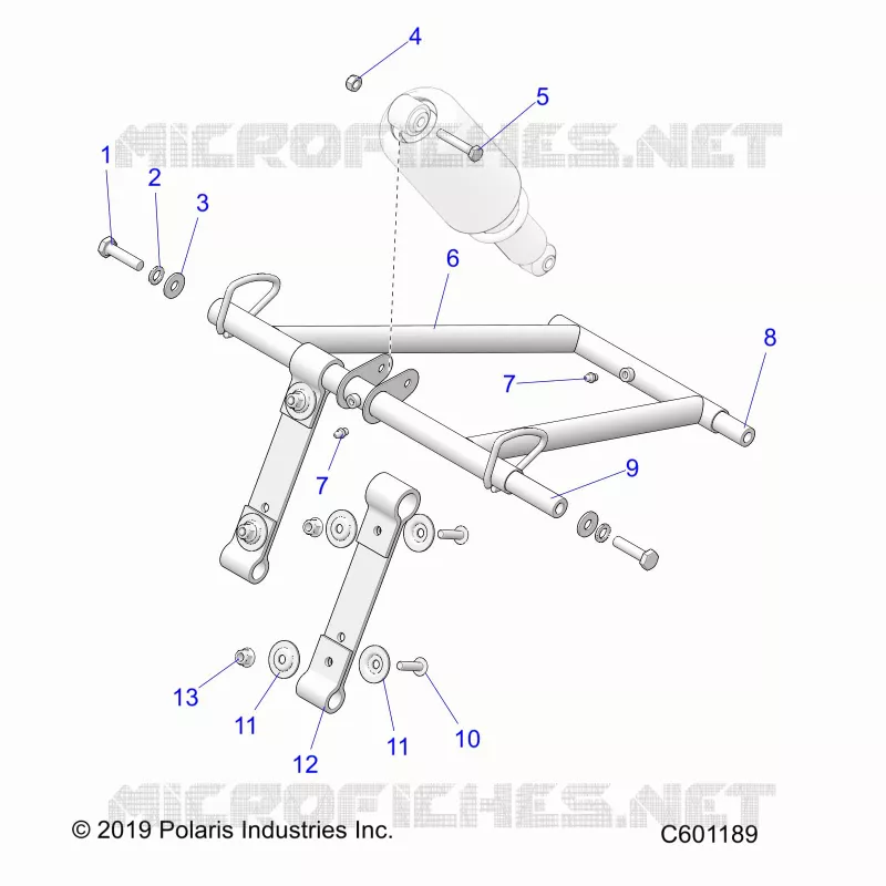 SUSPENSION, FRONT DREHMOMENTARM