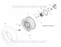RADS, FRONT AND HUB