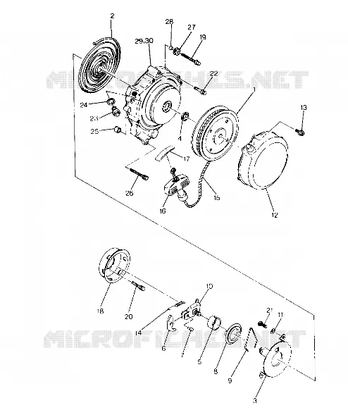 RÃŒCKZUG STARTER ASSEMBLY (4915951595042A)
