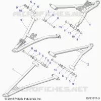 FRONT SUSPENSION CONTROL ARMS