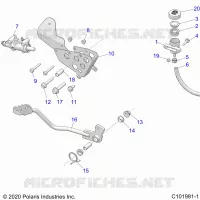 BRAKES, BRAKE PEDAL AND MASTER CYLINDER