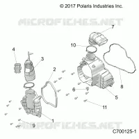 ENGINE, GENERATOR  COVER HVAC