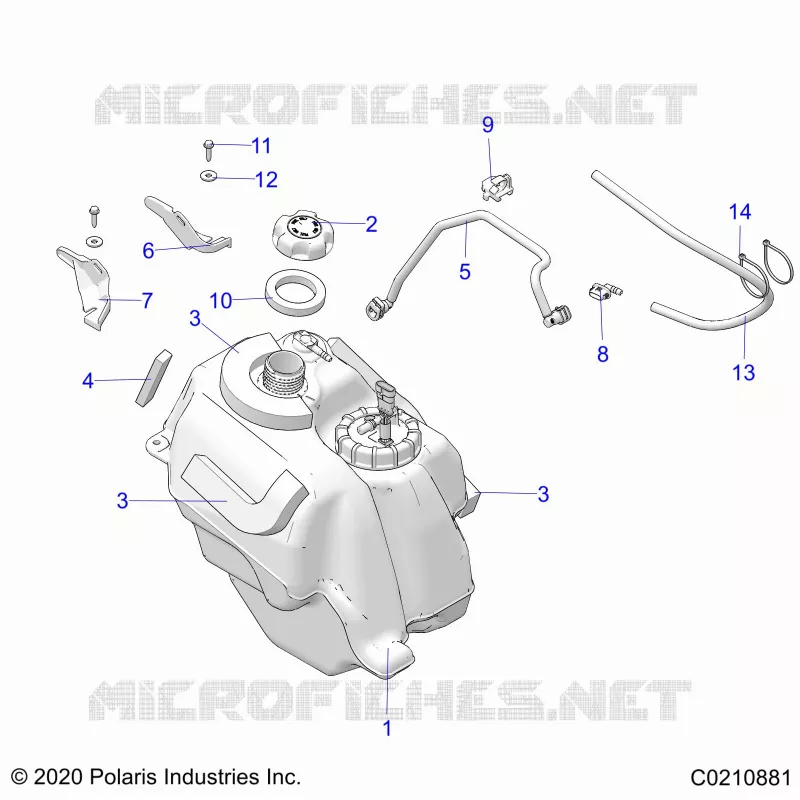KRAFTSTOFFSYSTEM, FUEL TANK ASM.