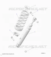 SUSPENSION, FRONT SHOCK MOUNTING