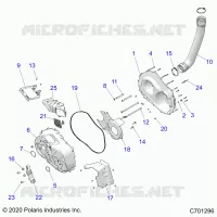 ANTRIEB, CLUTCH COVER AND DUCTING