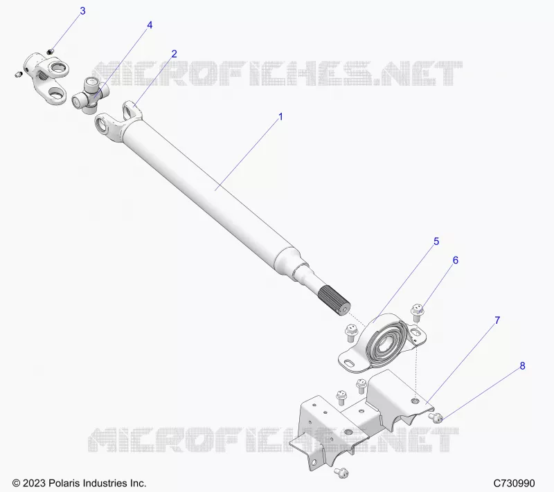 ANTRIEB, MID PROP SHAFT