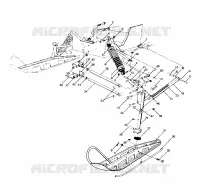 FRONT SUSPENSION AND SKI TRAIL (4915441544009A)