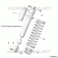 SUSPENSION, FRONT SHOCK MOUNTING