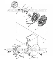 RÜCKZUG ANLASSER XLT TOURING 0963357 and EUROPEAN XLT TOURING E963357 (4931923192D001)