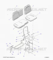 SITZ ASM. AND SLIDER