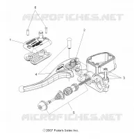 VORDERBREMSE BREMSE LEVER AND MASTER CYLINDER