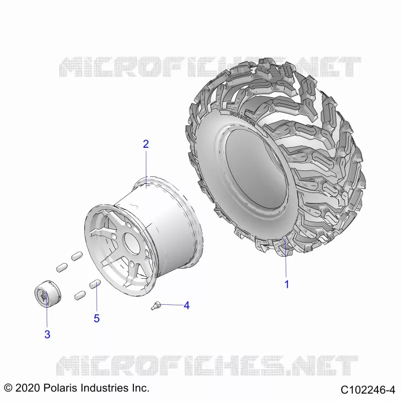 RADS, REAR TIRE