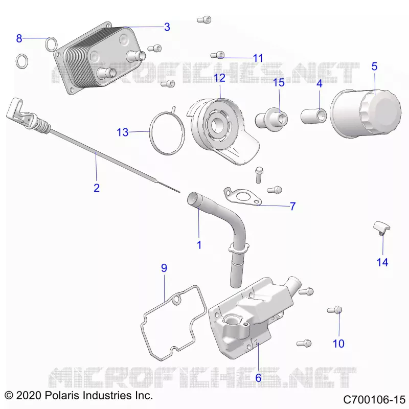 ENGINE, DIPSTICK & OIL FILTER